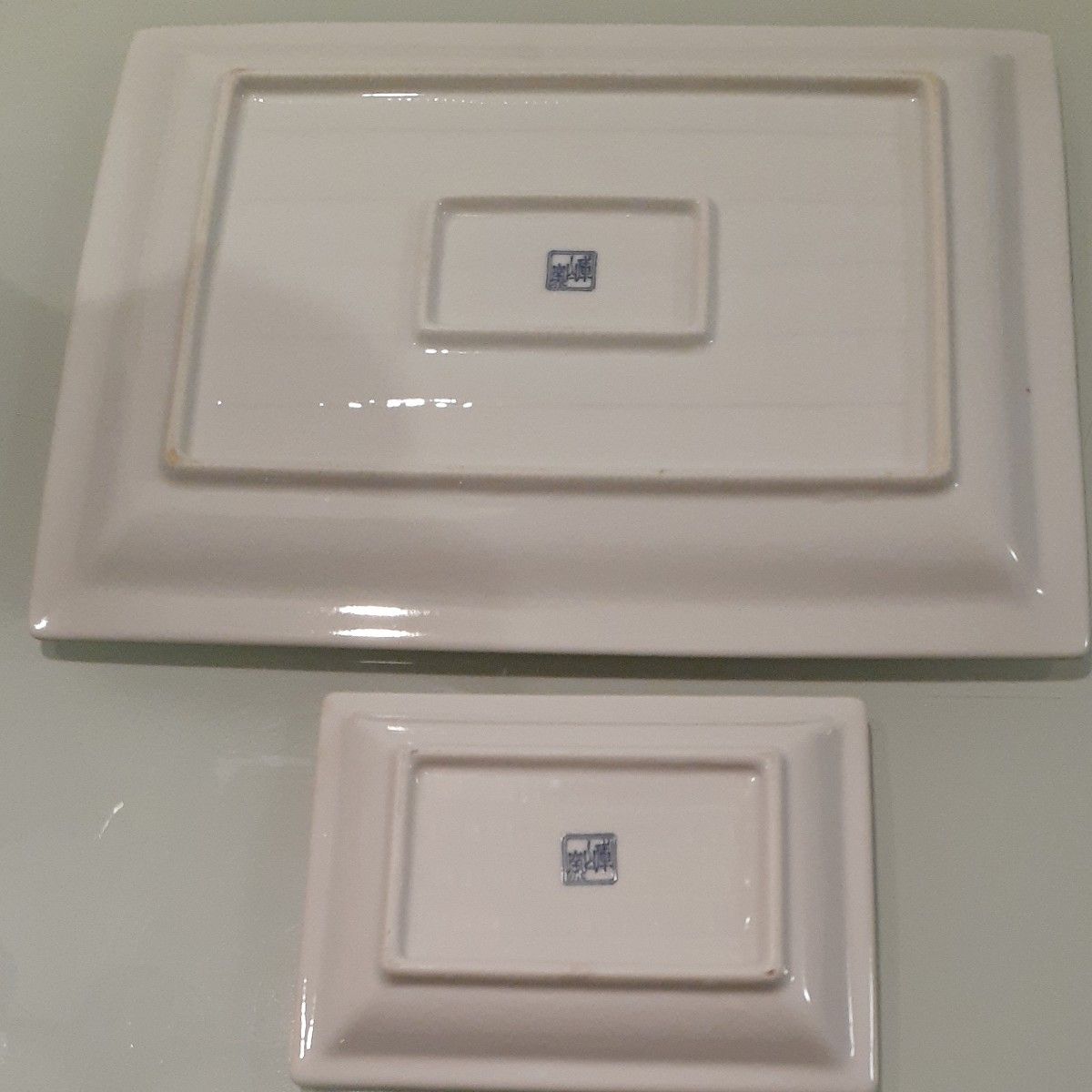 角皿 庫山窯 前畑陶器 美濃焼 和食器 色絵 銘々皿5枚 染付 赤絵 角皿 庫山窯 前畑陶器 美濃焼 和食器 色絵 銘々皿5枚 染付 赤絵