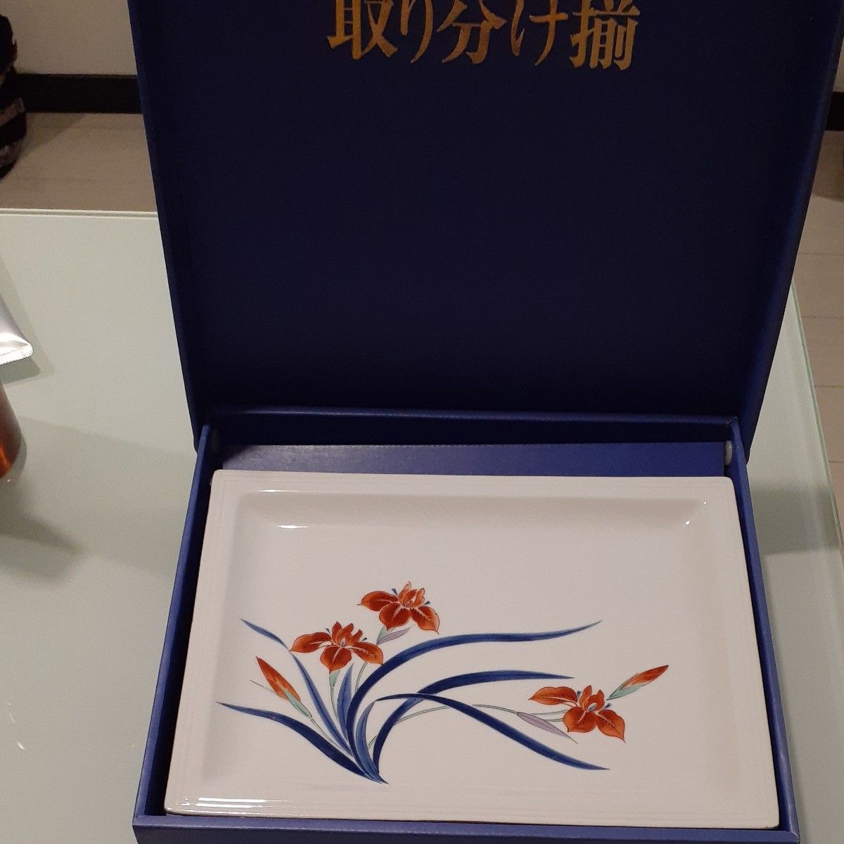 角皿 庫山窯 前畑陶器 美濃焼 和食器 色絵 銘々皿5枚 染付 赤絵 角皿 庫山窯 前畑陶器 美濃焼 和食器 色絵 銘々皿5枚 染付 赤絵