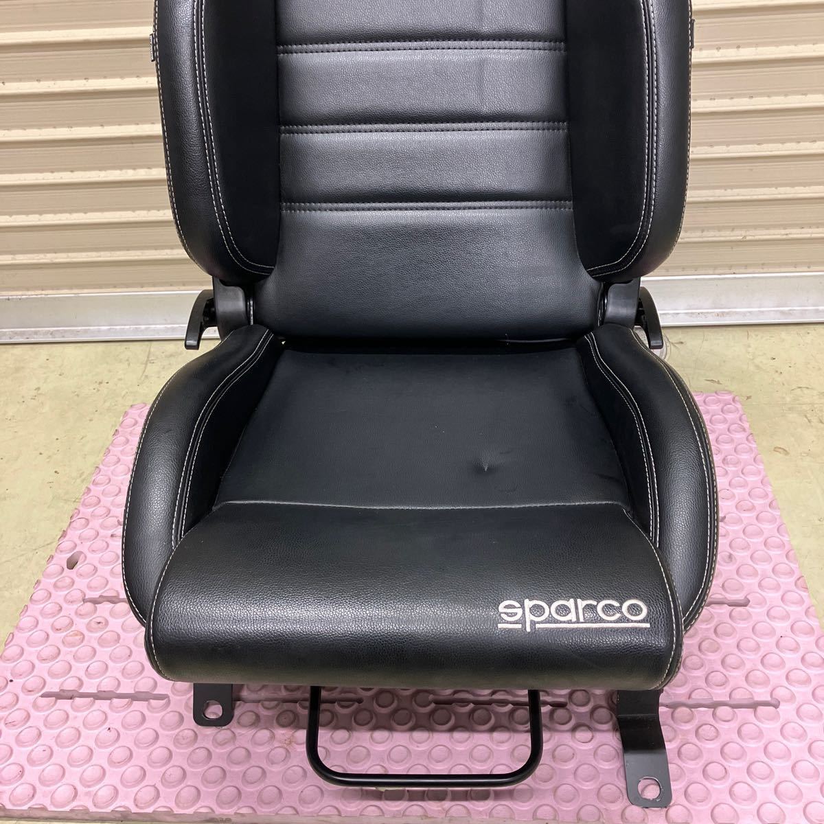  Sparco N-ONE. use semi bucket seat rail attaching R100J driver's seat JG1 JG2 inspection (BRIDE bride RECARO Recaro used N-WGN