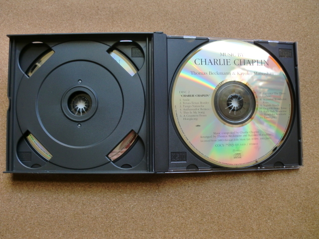 ＊【CD】【V.A】トーマス・ベックマン／ライムライト/チャーリー・チャップリン愛の音楽集（COCY75392/93）（日本盤）の画像5
