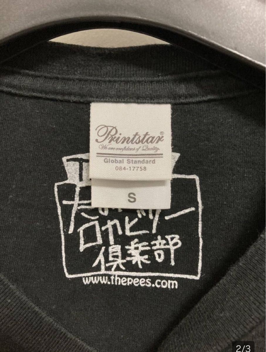 【Theピーズ】半袖Tシャツ　Sサイズ 黒　バンドTシャツ