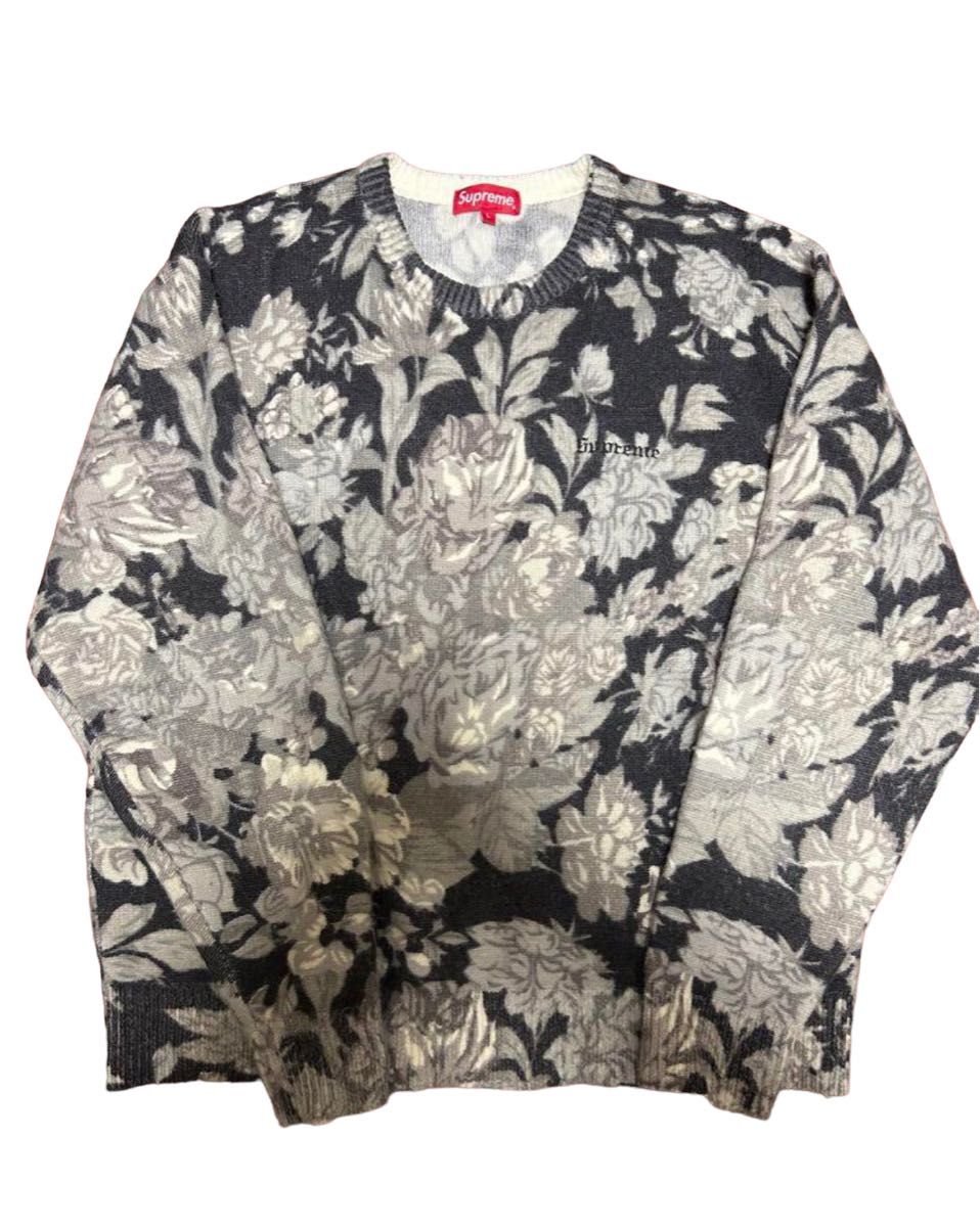 Supreme Printed Floral Angora Sweater L フローラルニット Supreme Printed Floral Angora Sweater L フローラルニット