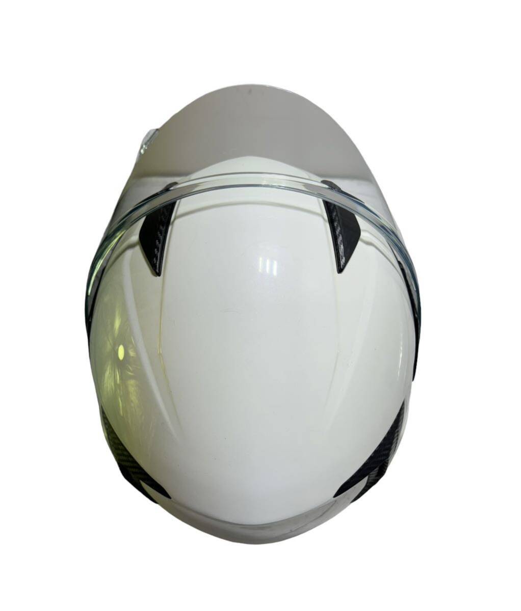 24H03-18N：Lサイズ OGK Kabuto ヘルメット Ryuki ホワイト 美品_画像7