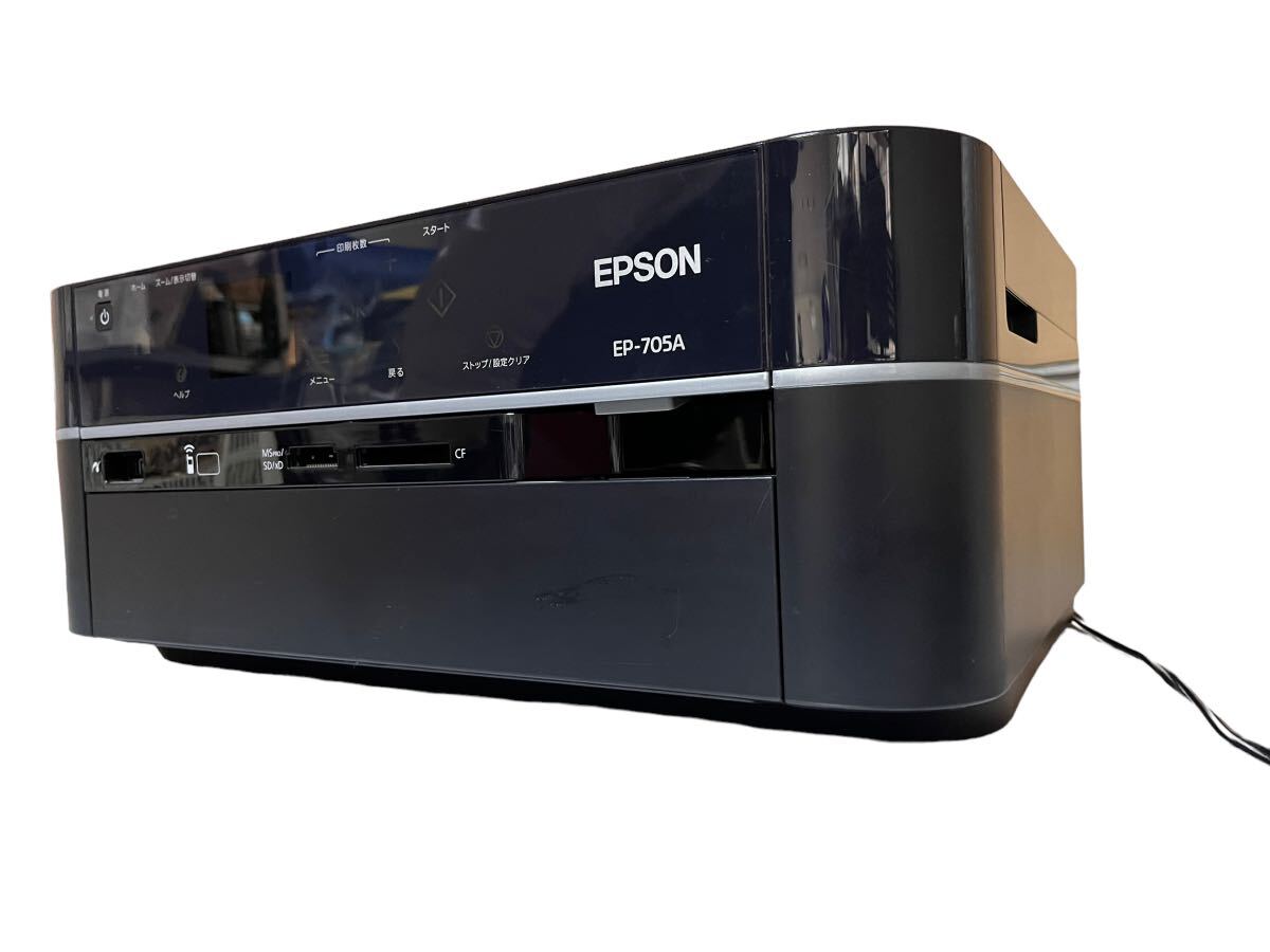 24A03-54N：ジャンク　EPSON カラリオ EP-705A インクジェットプリンター 中古_画像1