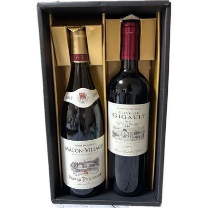 24A03-42N:CHATEAU GIGAULT 2014 シャトー ジゴー 赤ワイン 750ml 未開封 マコン ヴィラージュ　2015　750ml　古酒　_画像1