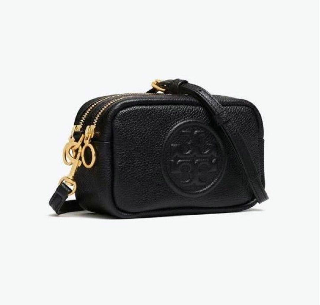  new goods TORYBURCH Tory Burch shoulder bag camera bag lady's black #343279