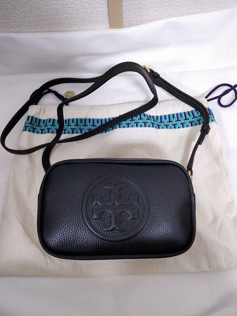  new goods TORYBURCH Tory Burch shoulder bag camera bag lady's black #343279