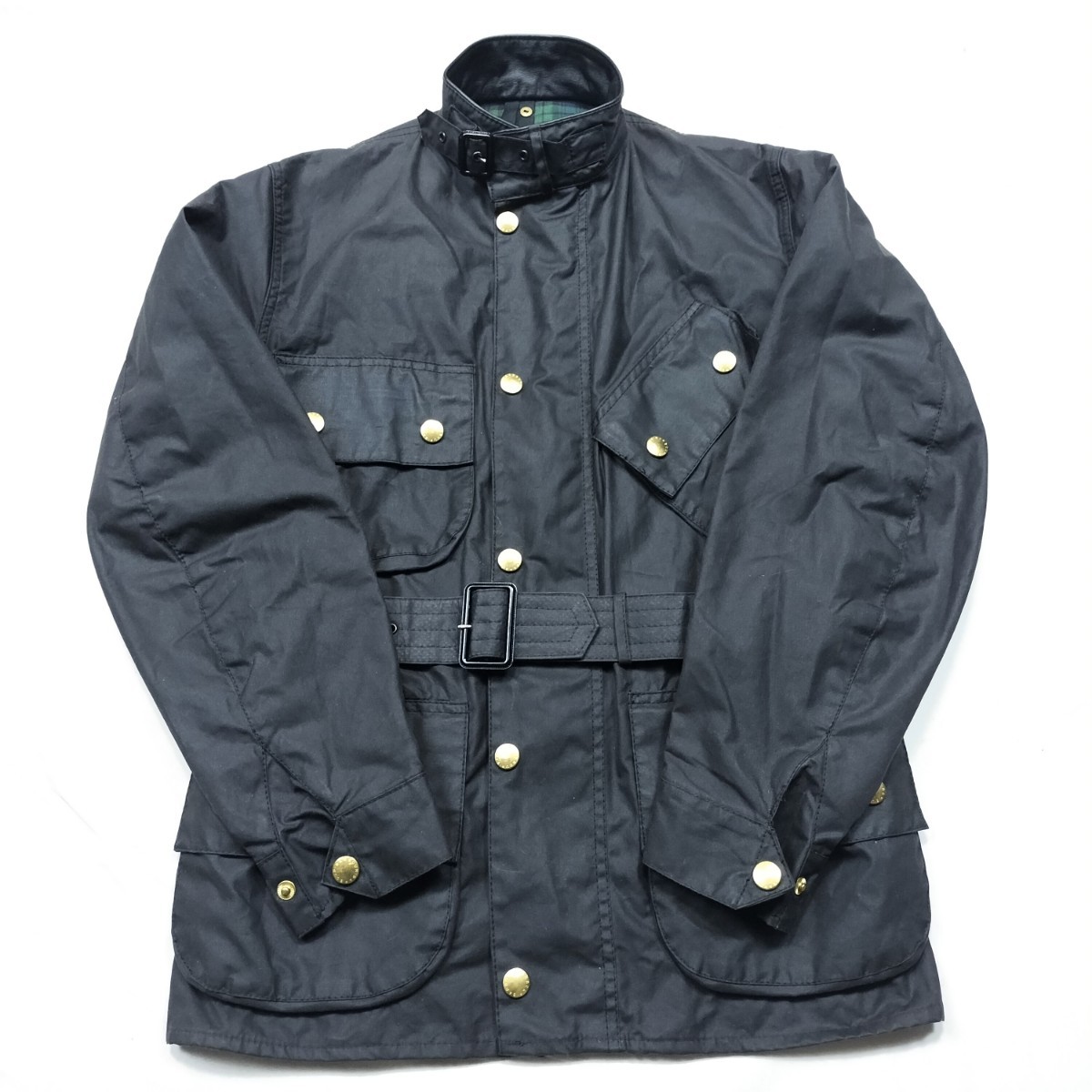 ほぼデッド　90s Barbour Beacon jacket c34 1997バブアー ビーコンジャケット　international インターナショナル_画像3