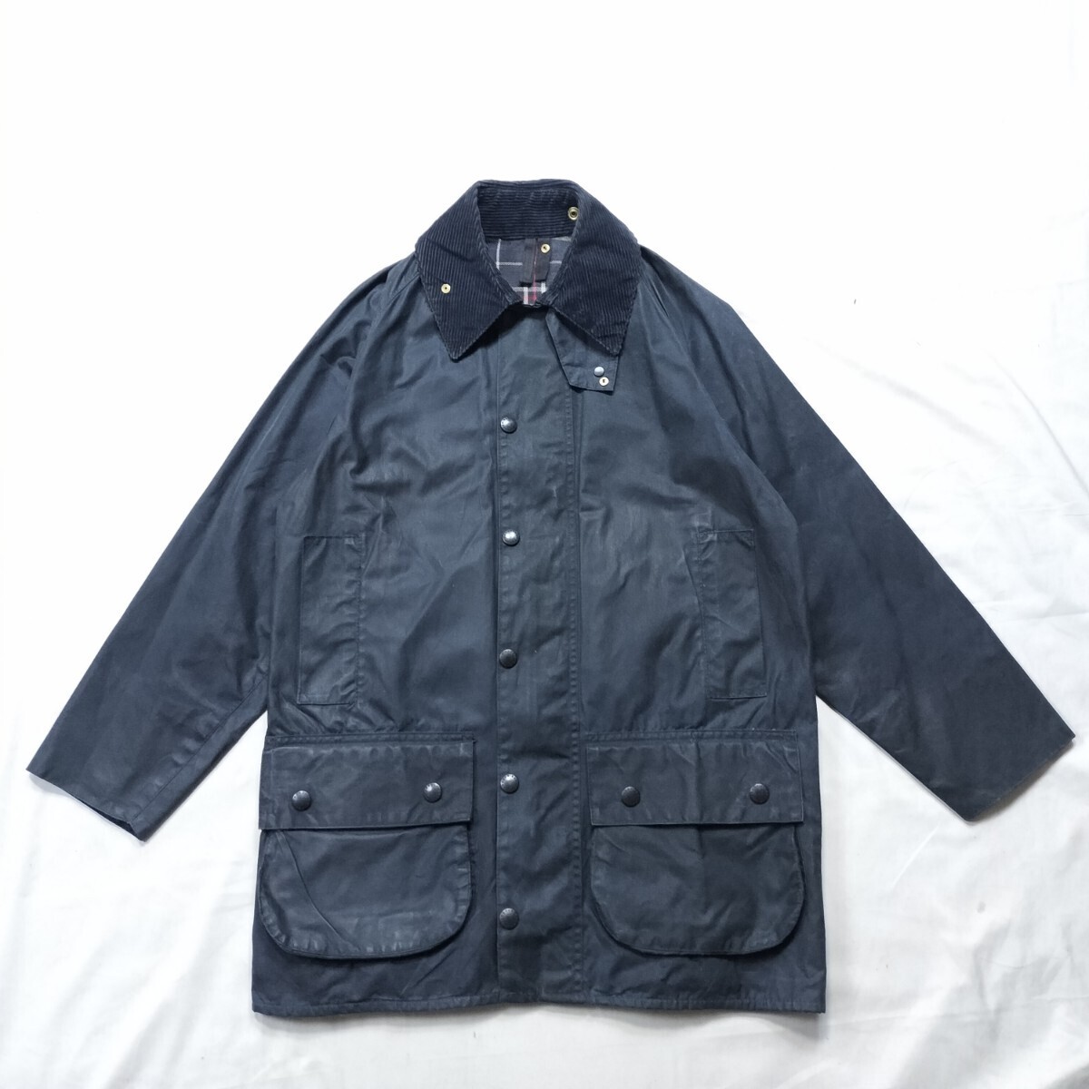 90s Barbour beaufort 36 バブアー　ビューフォート　c36　ネイビー　3クラウン_画像2