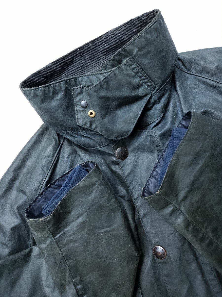 80s Barbour bedale c40 ターコイズ ネイビー バブアー ビデイル 80s Barbour bedale c40 ターコイズ ネイビー バブアー ビデイル