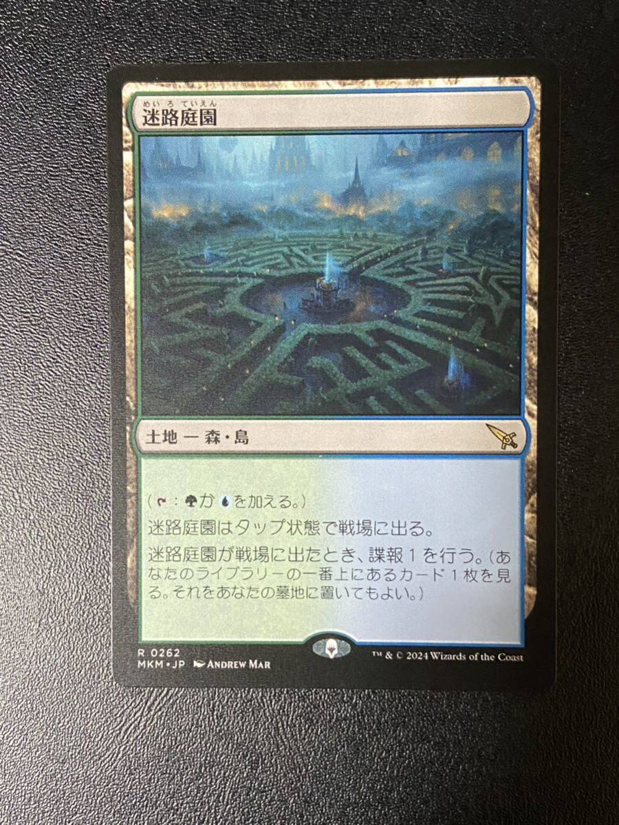 MTG　迷路庭園　日本語　1枚_画像1