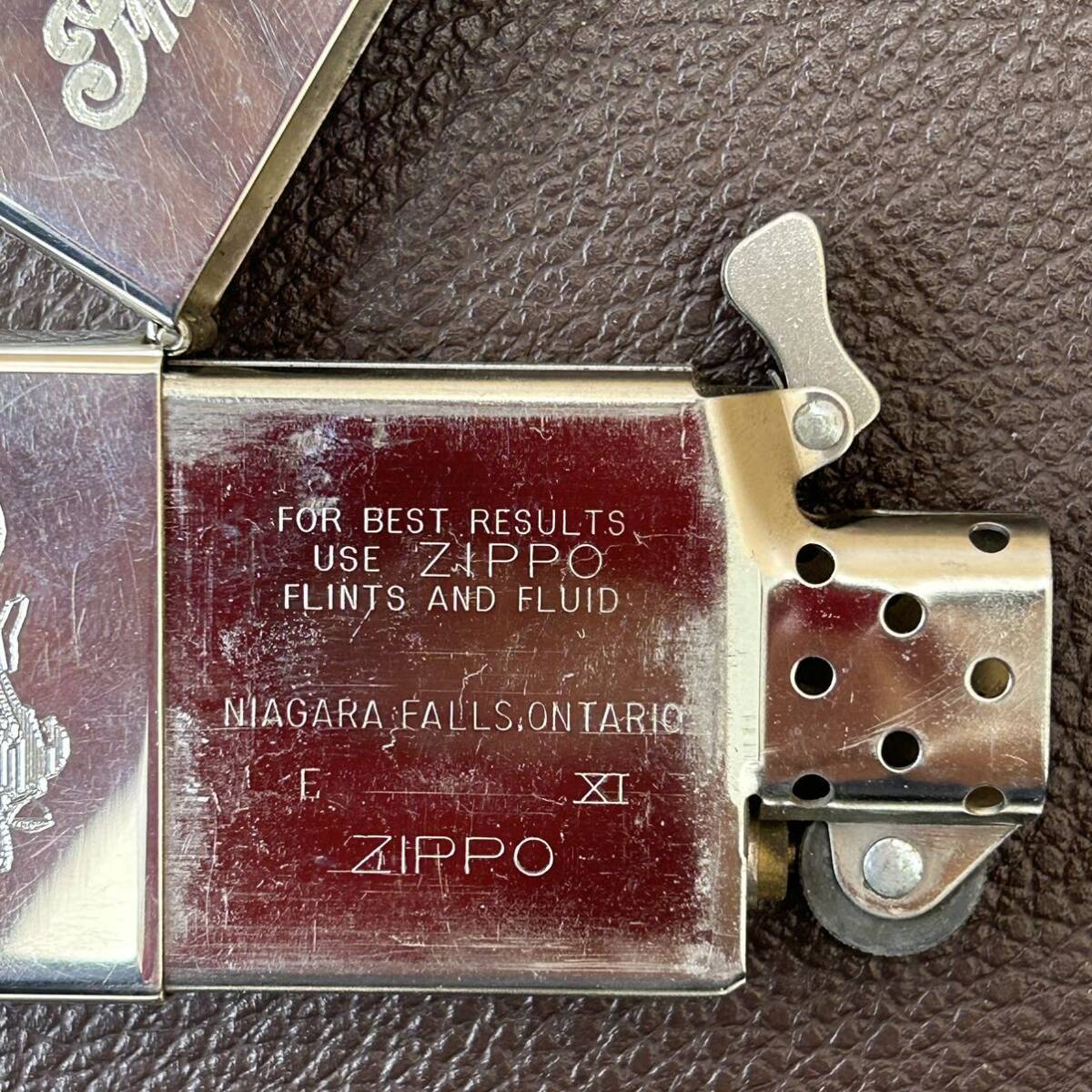 ◎★ ZIPPO ジッポー indian インディアン バイク オートバイ STERLING スターリング 1995 オイルライター 喫煙グッズ 1円スタート　⑤_画像9