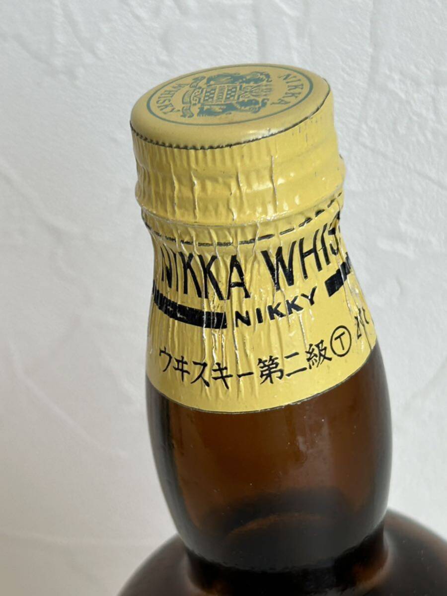 ■ 【希少 未開栓】 NIKKA ニッカ 丸瓶ニッキー 640ml RareOld オールドボトル 1950～60年代 古酒 ウイスキー _画像8