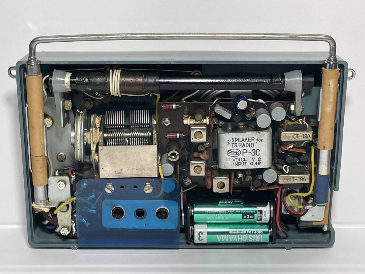 ◆ SANYO 7S-P1 ◆ 2バンドトランジスタラジオ 三洋電機1号機 美品 動作品の画像6