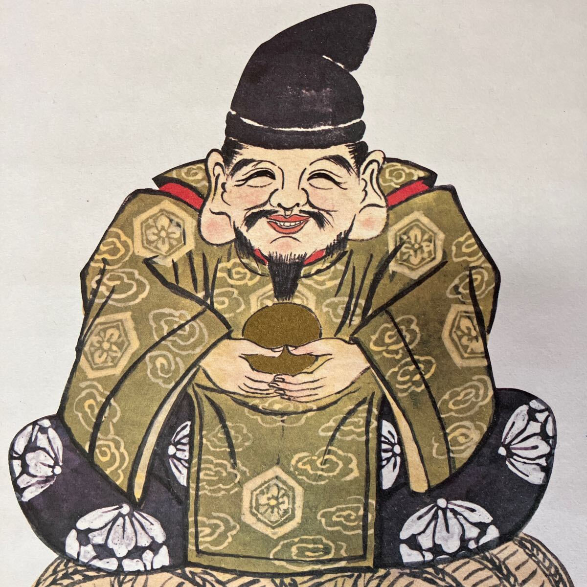 【印刷】掛軸 紙本 大黒天 七福神 箱無 同梱可能 No.5735_画像8