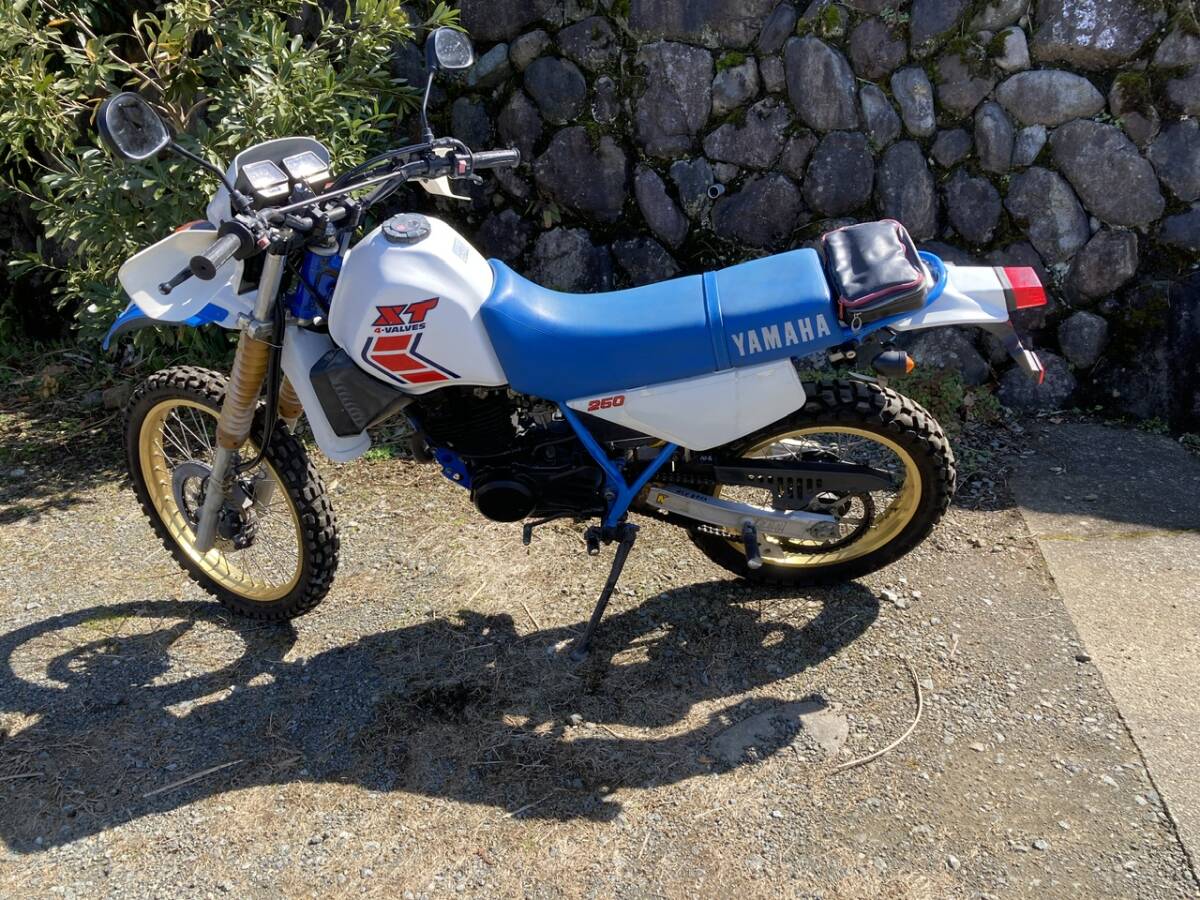 ヤマハ XT250T 48Y エンジン実動 ベース車両の画像2