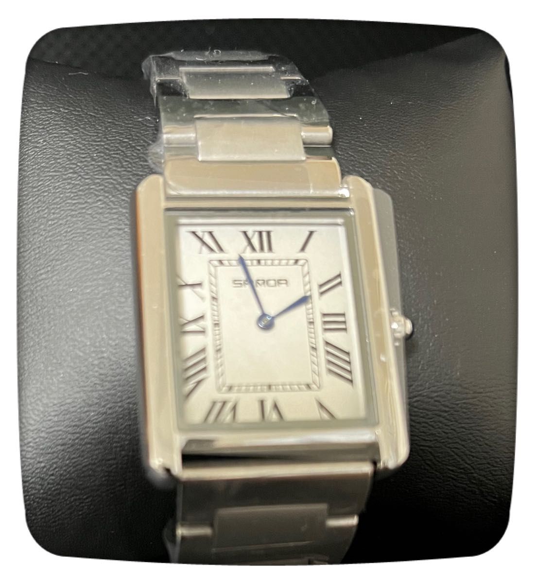 【新品未使用】腕時計 オマージュ タンク 2針Type レクタンギュラー  スチールベルト　ユニセックス ウォッチ