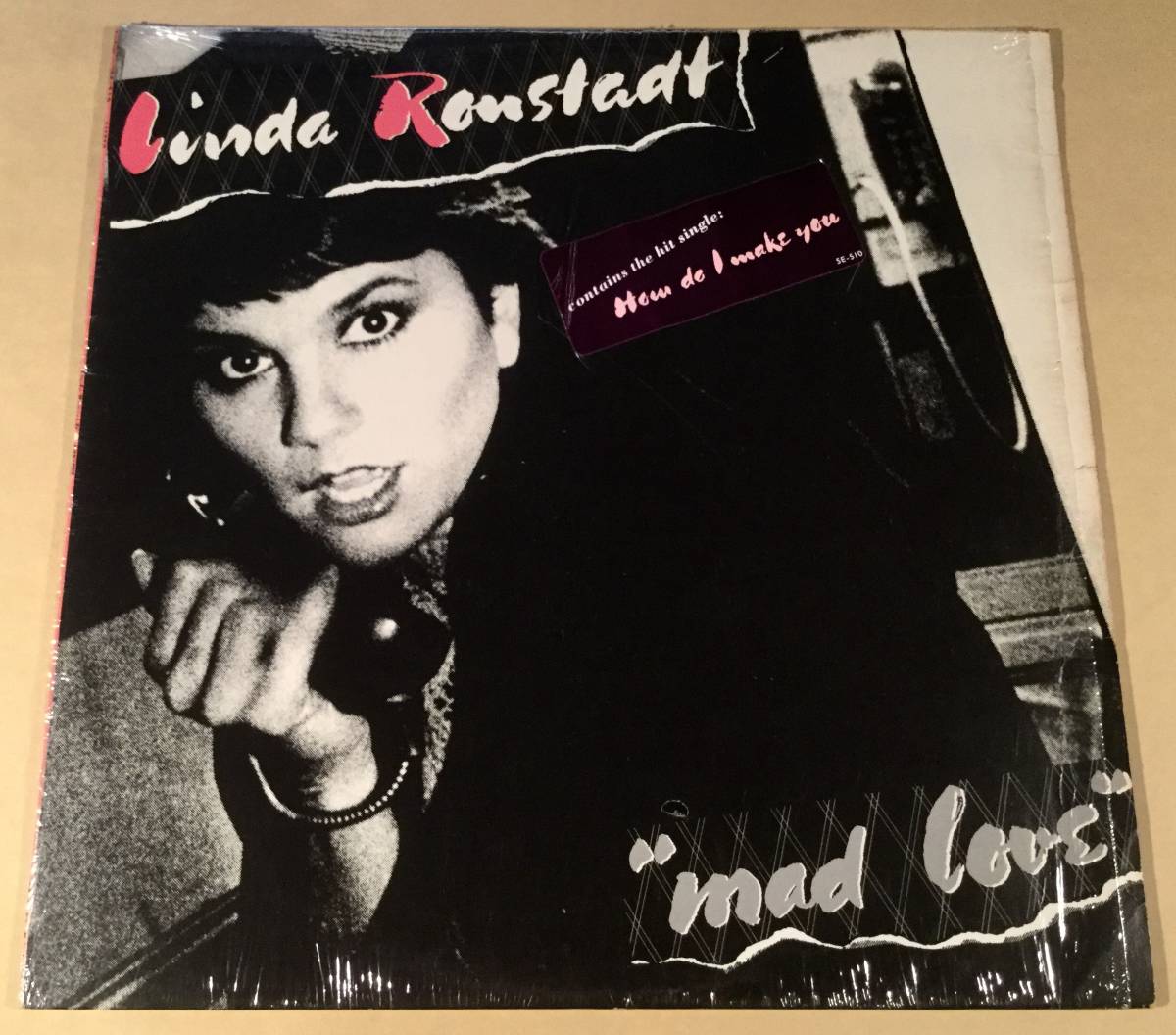 LP(米盤)●リンダ・ロンシュタット Linda Ronstadt／mad love●シュリンク付・良好品！_画像1