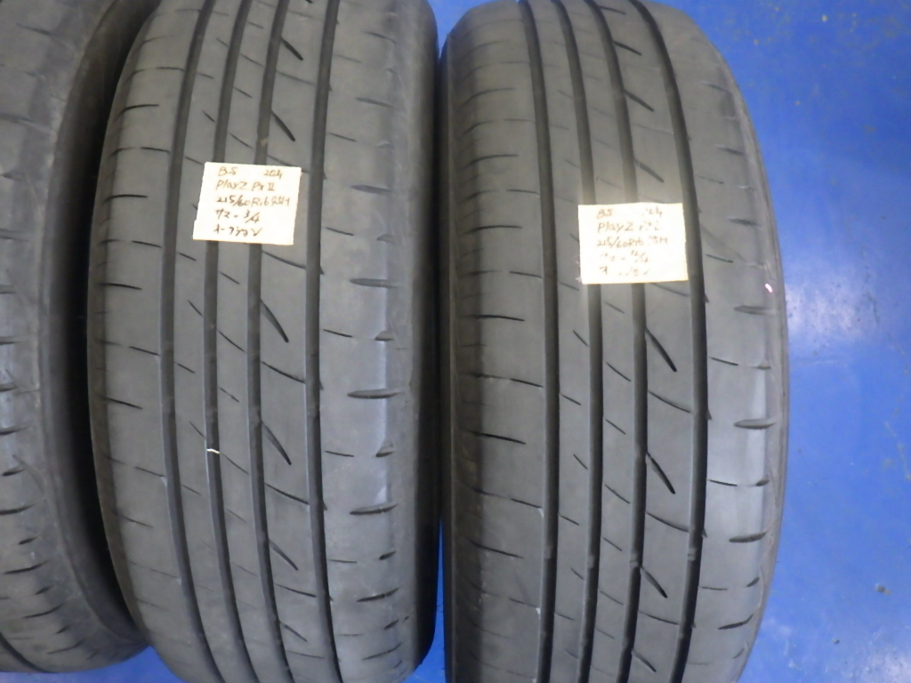 215/60R16 BRIDGESTONE PLAYZ PXII　2020年製　4本 送料無料_画像3