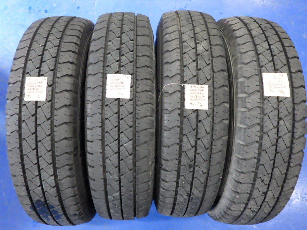 【送料無料】165/80R14 91/90N 　LT　GOODYEAR CARGO PRO【4本セット】　2019年製_画像1