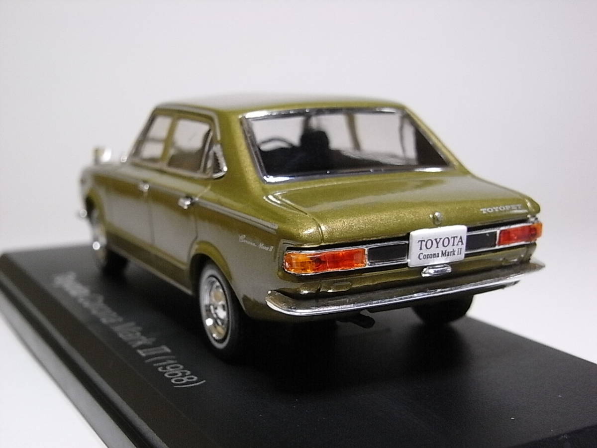 トヨタ コロナ マークII (1968) 1/43 アシェット 国産名車コレクション ダイキャストミニカー マークⅡ_画像3