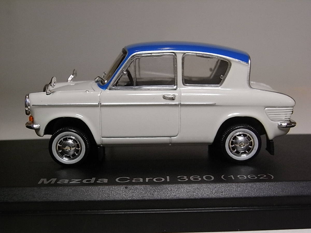 マツダ キャロル(1962) 1/43 アシェット 国産名車コレクション ダイキャストミニカー_画像2