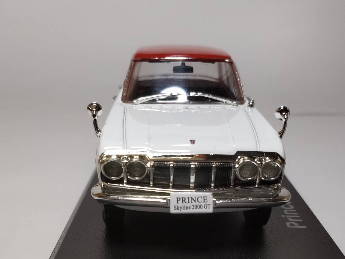 ニッサン プリンス スカイライン 2000GT(1965) 1/43 アシェット 国産名車コレクション ダイキャストミニカー_画像6