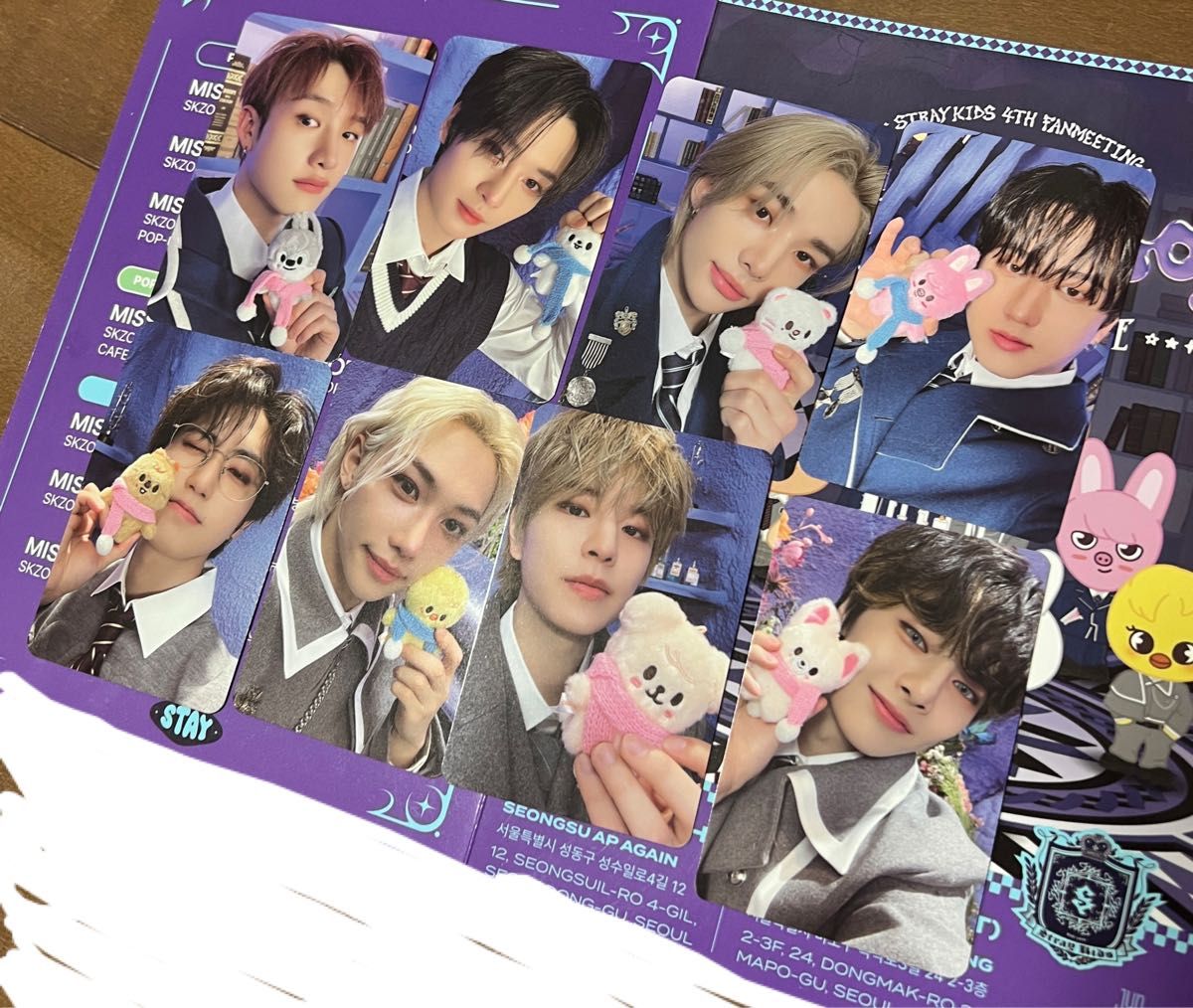 stray kids ソウル　ペンミ　トレカ　フルセット　10cm ポップアップショップ限定　magic school