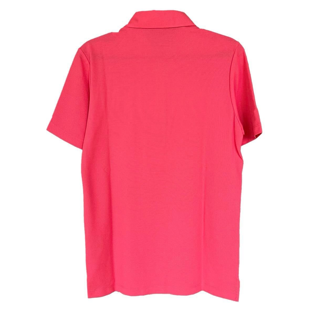 KAPPA GOLF ITALIA カッパゴルフ K/Gエンブレム半袖ポロシャツ／PINK／Mサイズ