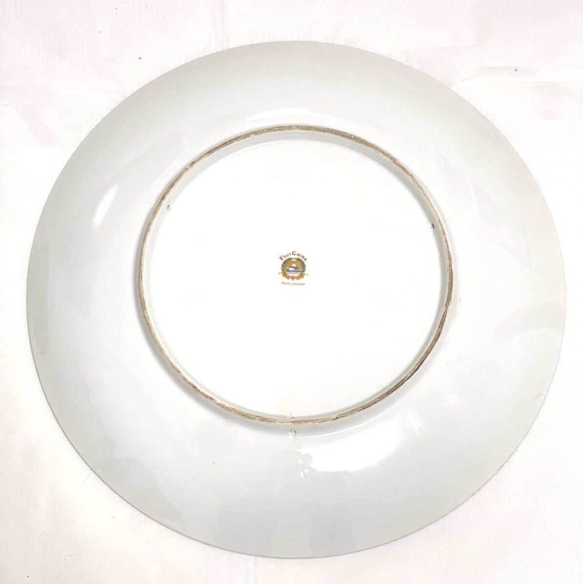 ビンテージ　アンティーク　レトロ　希少　富士製陶器　大皿　プレート　31.3cm_画像5