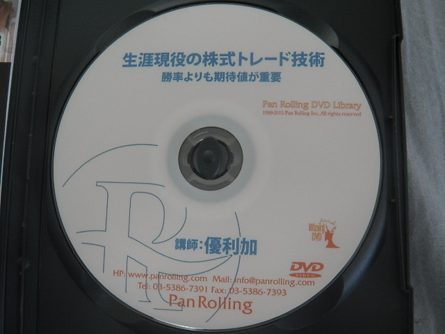 生涯現役の株式トレード技術　優利加　勝率よりも期待値が大事　DVD　64分　スイングトレード　株式投資　トレード　NISA　トレーダー　_画像6