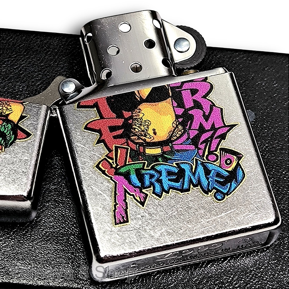 ZIPPO スケボーレディー シルバークラッシュ セクシー ジッポー ライター