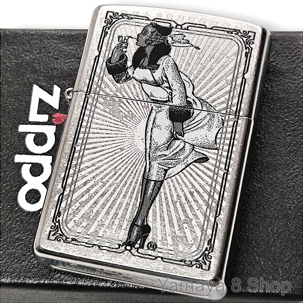 ZIPPO ウィンディ クラッシュ加工 SV ジッポー ライター レトロ