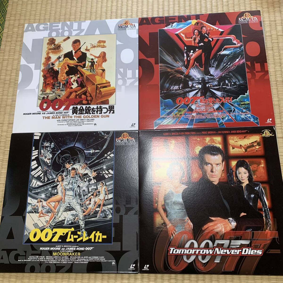 B820 laser disk 007 10本まとめ売り laser vision 洋画 ジェームズボンド James Bond golden eye 黄金銃を持つ男 レーザーディスクの画像3