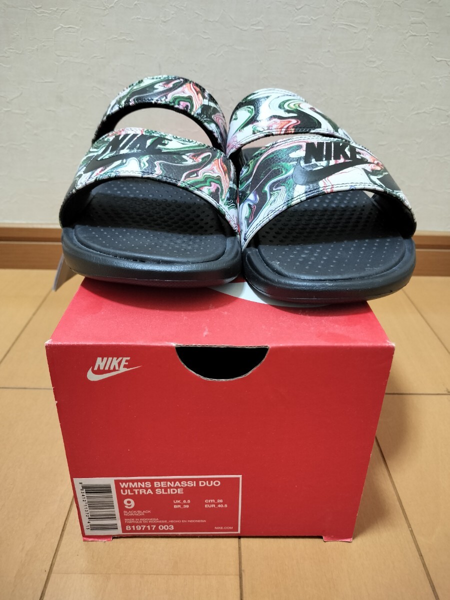 新品未使用品 NIKE ナイキ WMNS BENASSI DUO ULTRA SLIDE_画像1