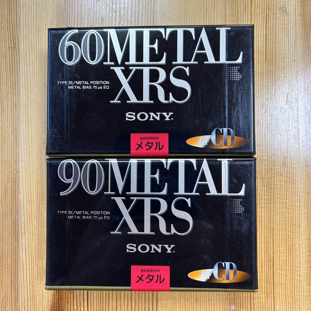 【未開封】SONY カセットテープ XRS 4本セット メタルポジション【90分×2本 + 60分×2本】_画像1