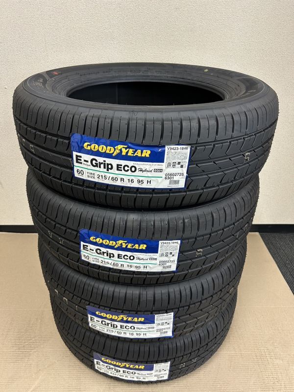 本州送料無料 グッドイヤー EfficientGrip ECO EG01 215/60R16 215/60-16 新品 エスティマ マークX オデッセイ ヴェゼル_画像1