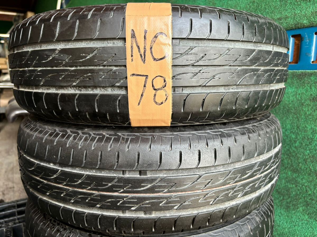 ★★【送料無料】★★バリ溝 155/65R13 ブリヂストンNEXTRY(2020年)★★ モコ,ワゴンR,MRワゴン.アルト等★4本セット_画像2