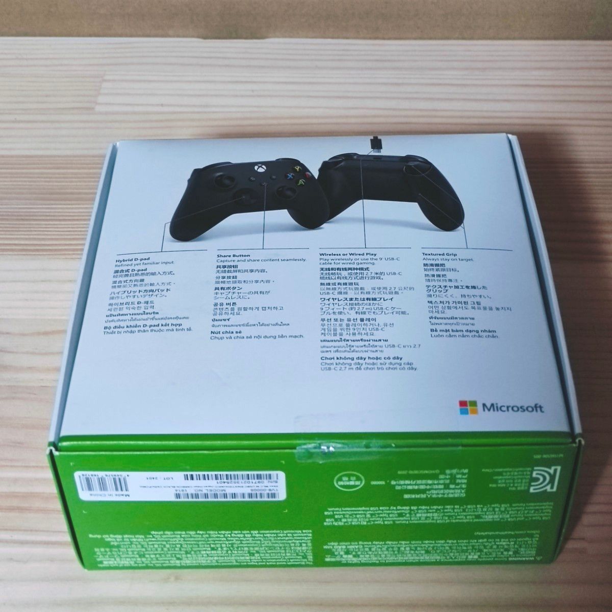 Xbox ワイヤレス コントローラー USB-C ケーブル Microsoft ブラック