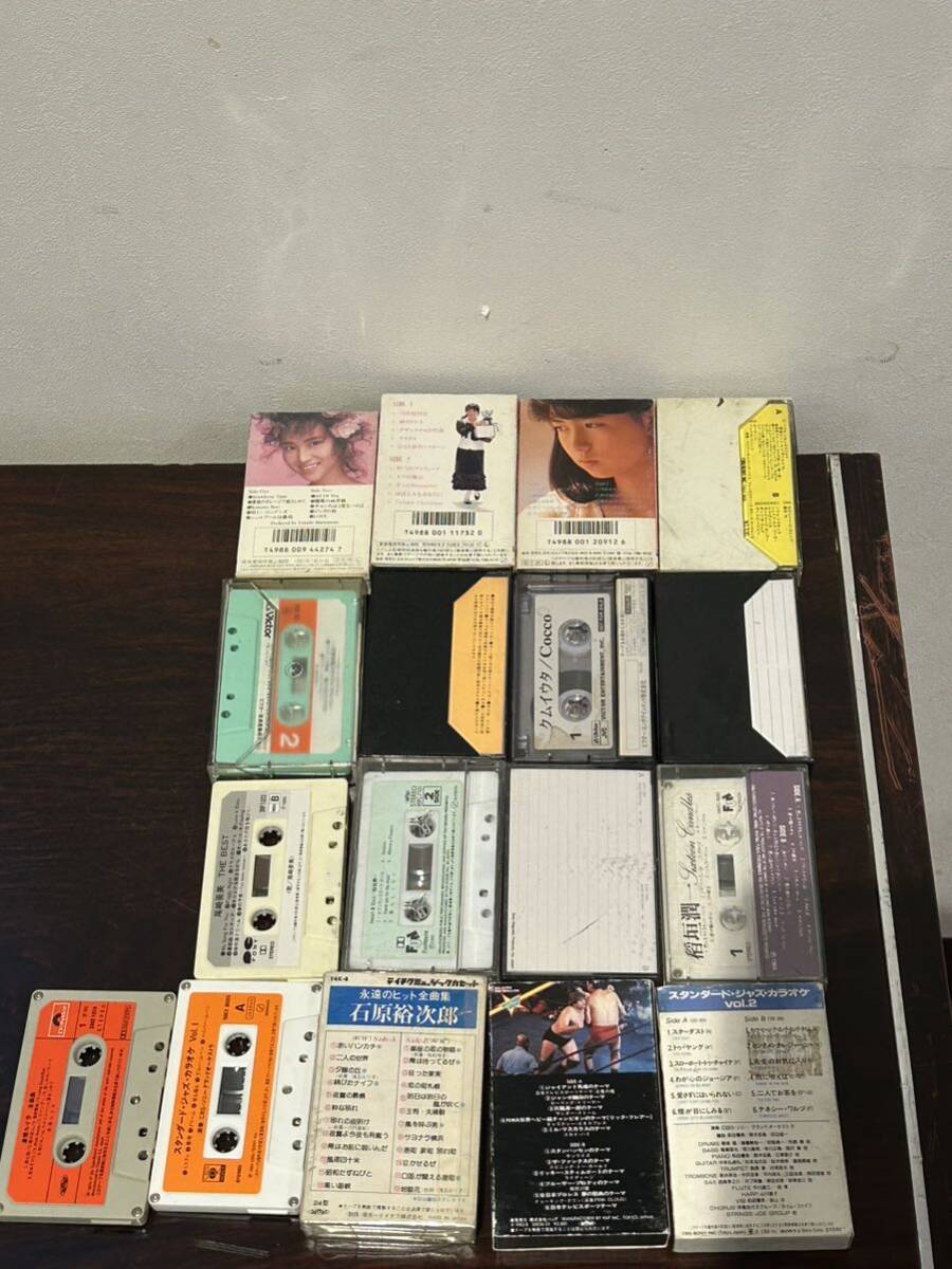 1円スタート！和モノ シティポップ ミュージックカセットテープ まとめて17本  ジャンク扱いの画像2