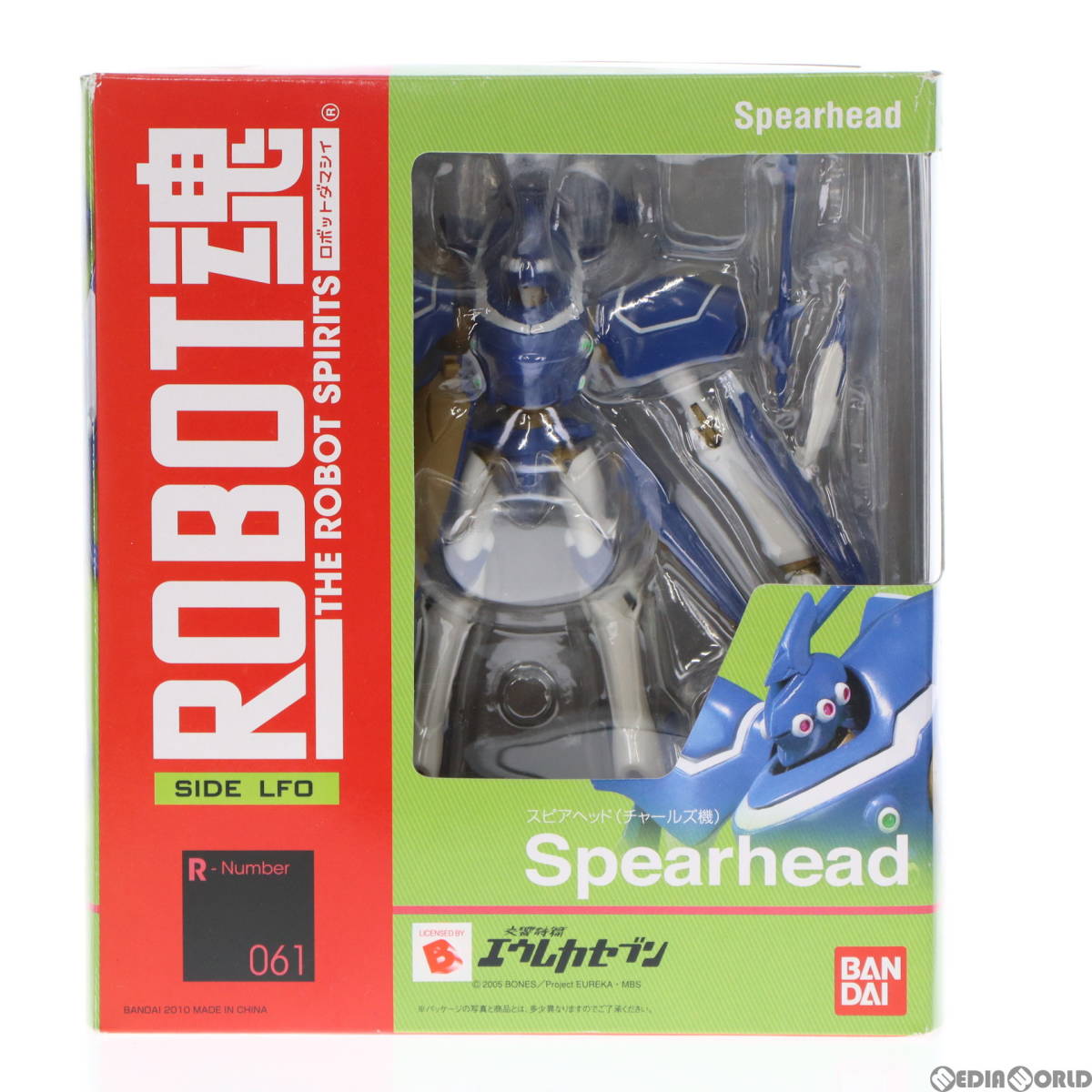 【中古】[FIG]ROBOT魂(SIDE LFO) スピアヘッド(チャールズ機) 交響詩篇エウレカセブン 完成品 可動フィギュア バンダイ(61144705)_画像1