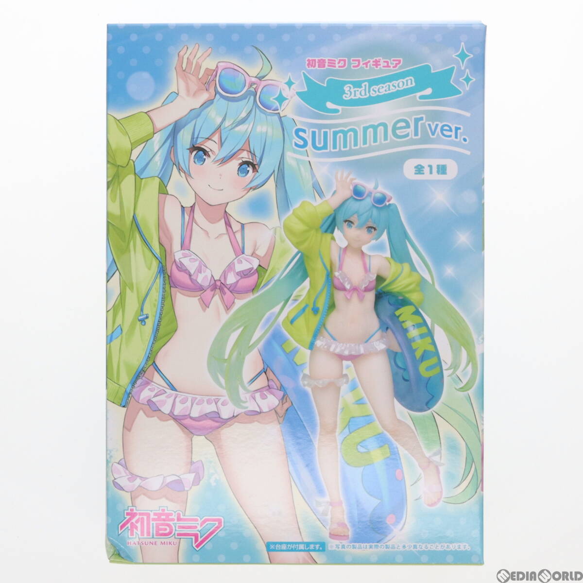 【中古】[FIG]初音ミク フィギュア 3rd season summer ver. キャラクター・ボーカル・シリーズ01 初音ミク プライズ(451240900) タイトー(6_画像1