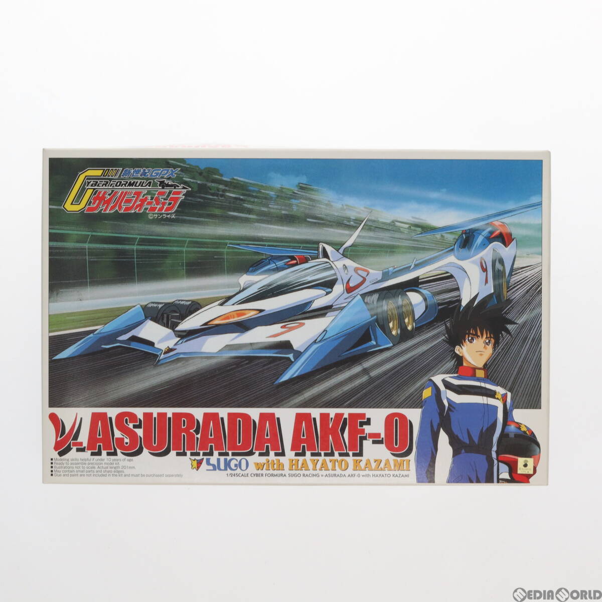 【中古】[PTM]1/24 ニューアスラーダAKF-0 with 風見ハヤト 新世紀GPXサイバーフォーミュラ プラモデル アオシマ(63037350)_画像1