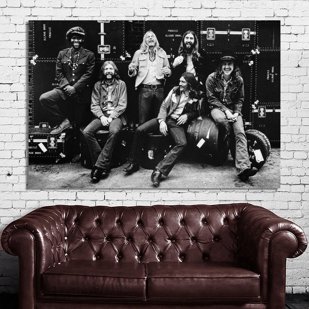 オールマン・ブラザーズ・バンド 特大 ポスター 150x100cm 海外 アート インテリア グッズ 大 写真 雑貨 絵 Allman Brothers Band 1_画像2