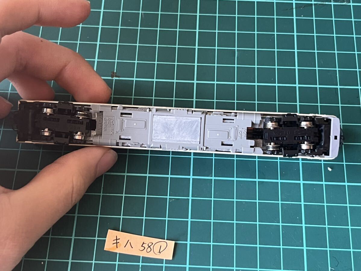 TOMIX キハ58 JR九州色　動力車　室内灯付き　ライト不点灯　ジャンク　キハ58①_画像5