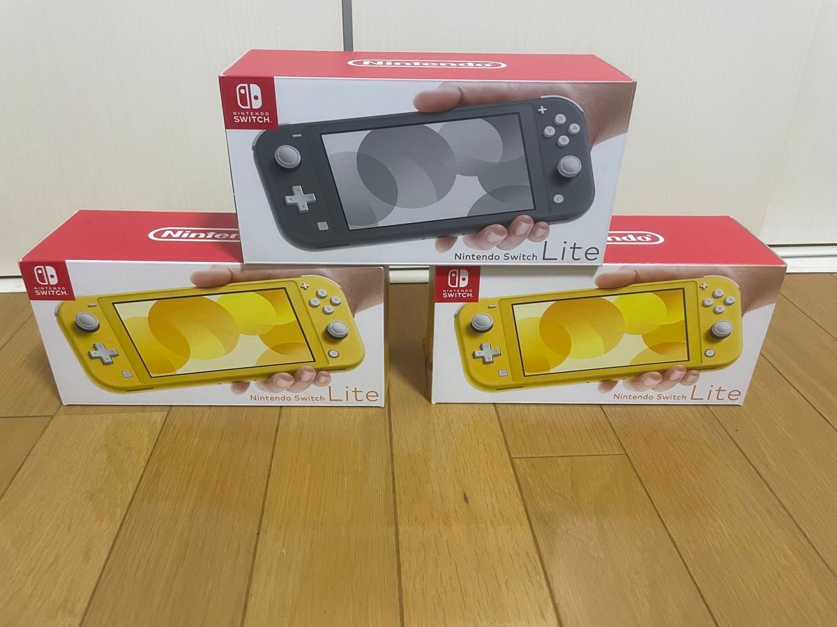 Nintendo Switch Lite イエロー グレー 任天堂スイッチライト 未 Nintendo Switch Lite イエロー グレー 任天堂スイッチライト 未