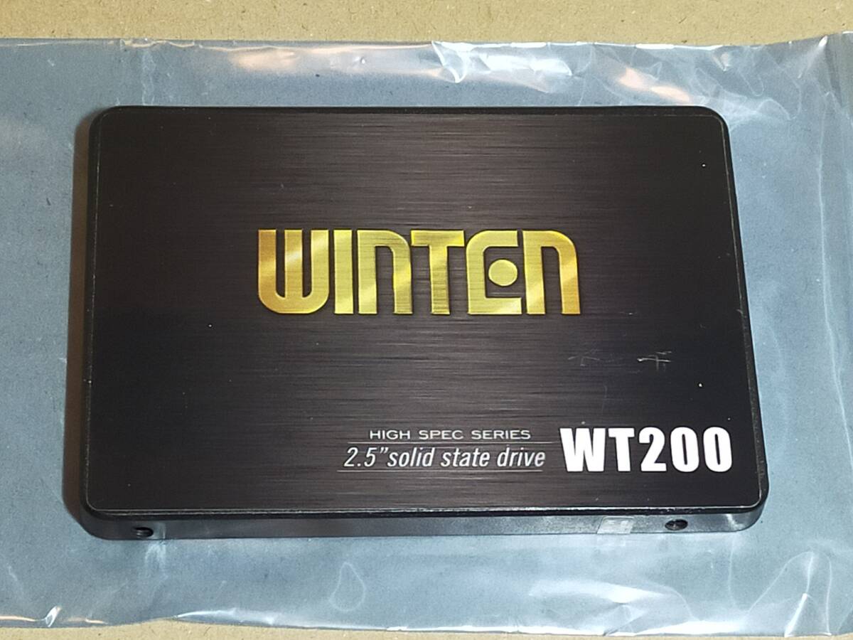 【USED品　送料無料】WINTEN　WT200　SSD　256GB　使用時間８時間_画像1