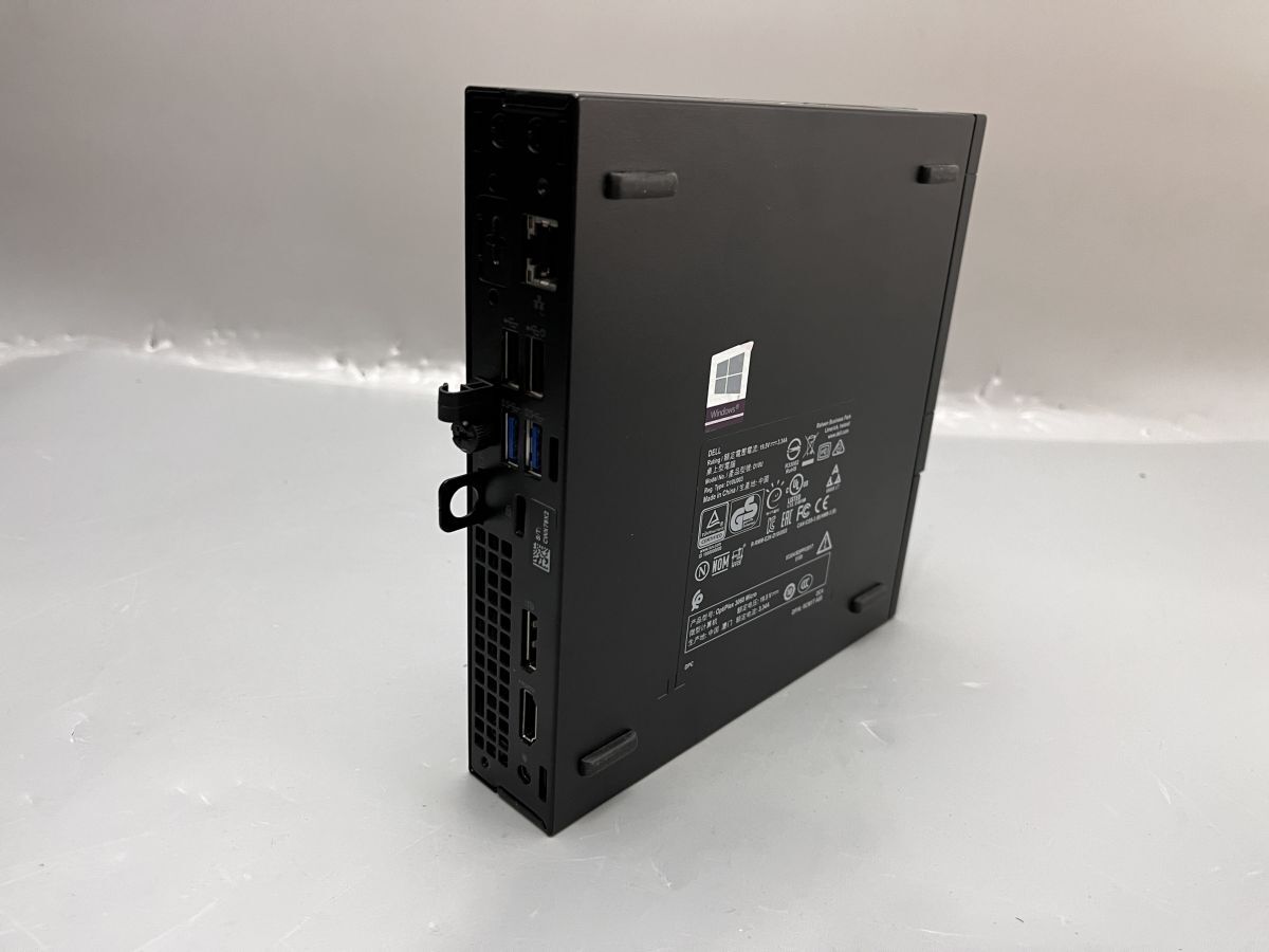 ★1円スタート★第8世代★DELL Optiplex 3060 Core i5 8500T 8GB SSD新品256GB Win10 Pro 保証付き★AC欠品★の画像2