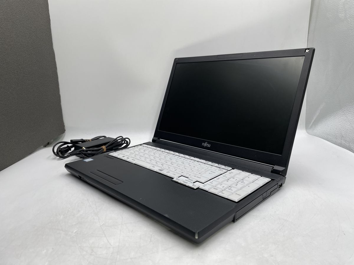 ★1円スタート★第8世代★富士通 LIFEBOOK A579/A Core i5 8365U 8GB 500GB★現状引き渡し★OS無★Wi-Fi不良、タッチパッド不良他★_画像1