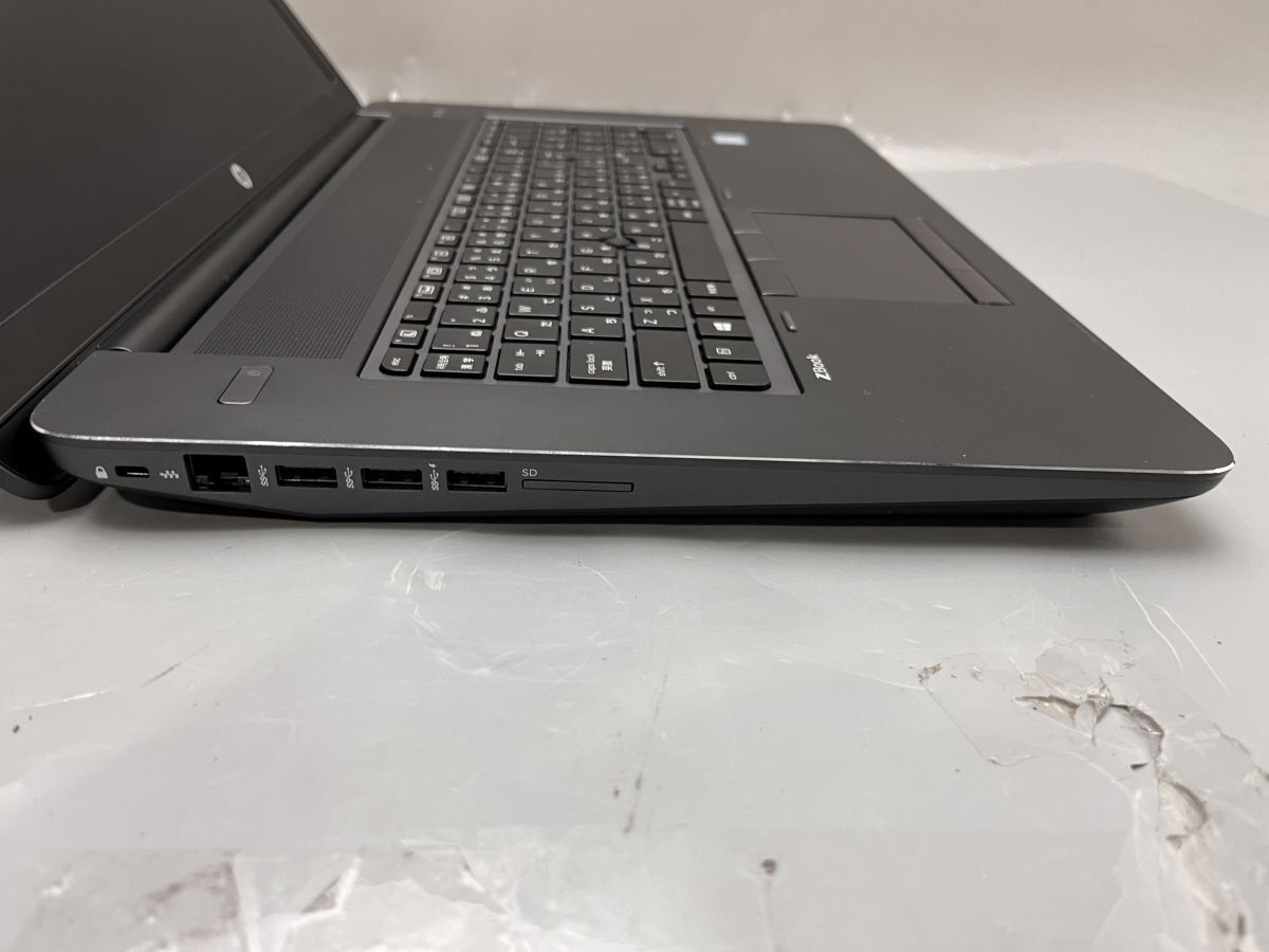 ★1円スタート★HP ZBOOK 17 G3 Xeon E3-1535M 32GB★現状引渡★ストレージ/OS無★BIOSまでの動作確認★バッテリー不良_画像4